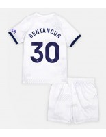 Tottenham Hotspur Rodrigo Bentancur #30 Domácí dres pro děti 2023-24 Krátký Rukáv (+ trenýrky)